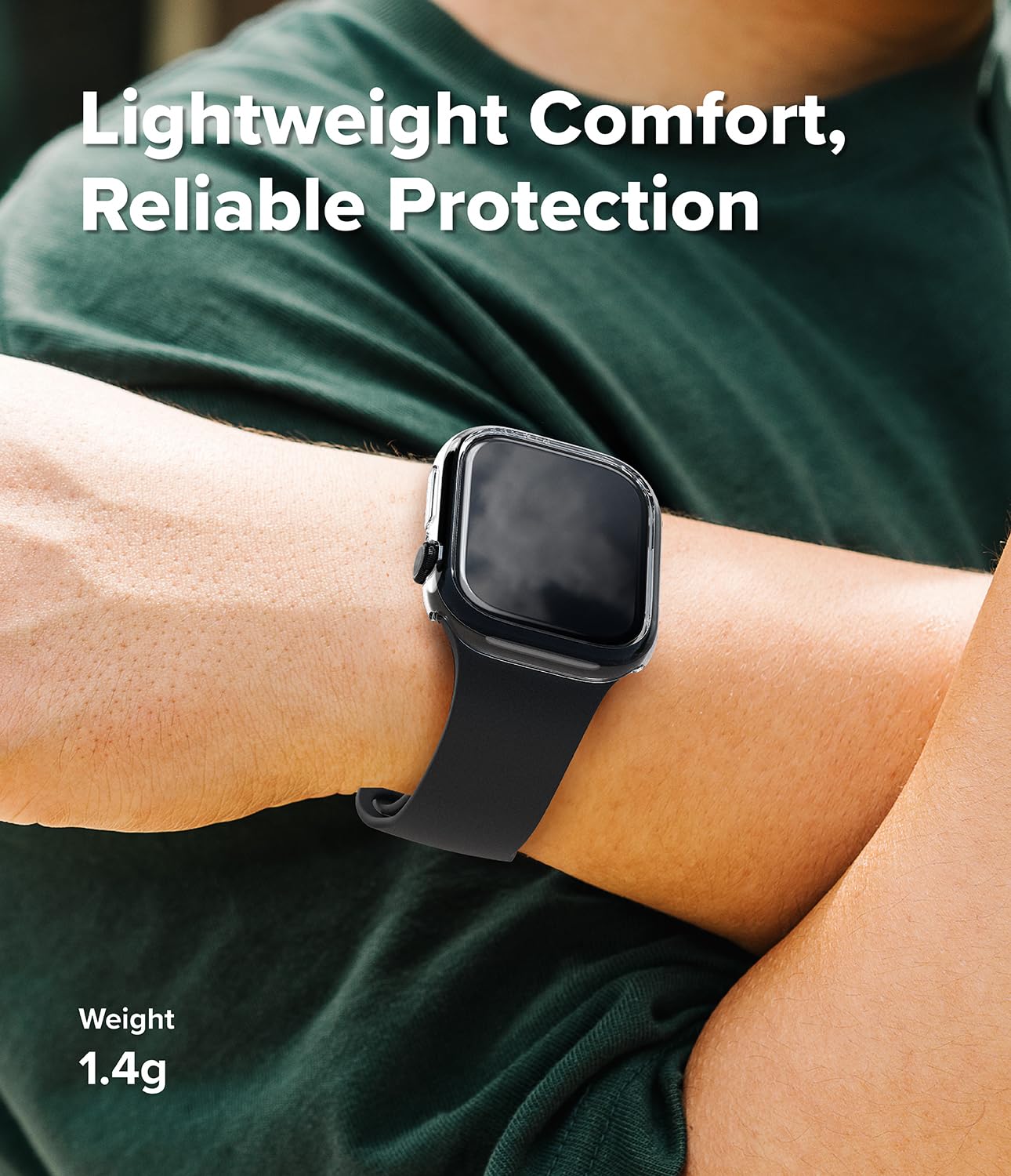 Ringke Slim Cover Apple Watch 12 46mm Matte Black Trasparente