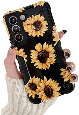 Redpepper Galaxy S22 Plus cover glitter fiori slim antiurto