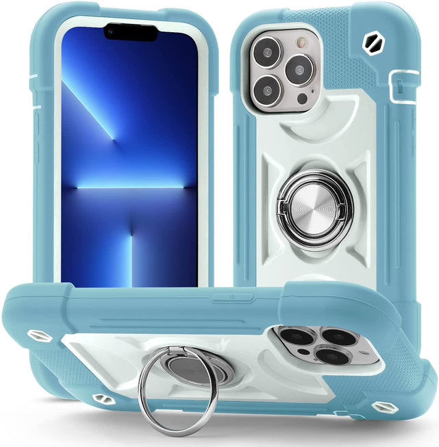 Redpepper Apple Cases 13 Pro Max cover militare con anello 360
