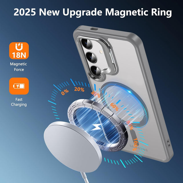 Redpepper S25 Cover Nera Magnetica con Supporto