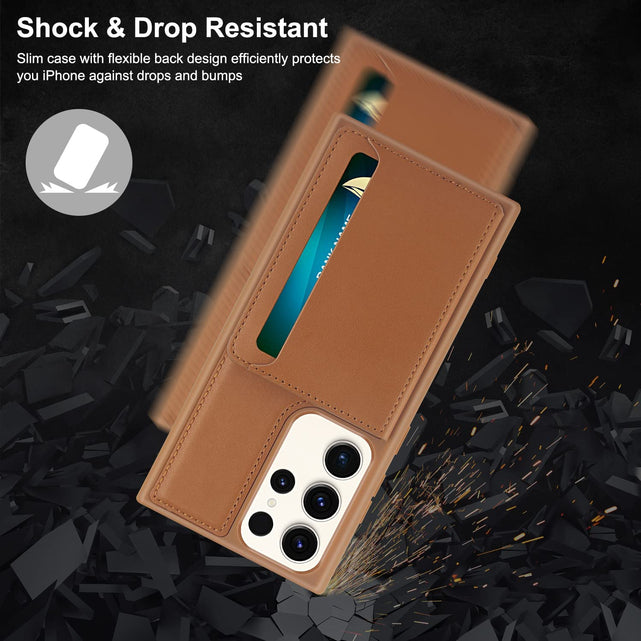 Redpepper Galaxy S23 Ultra Cover Portafoglio Pelle