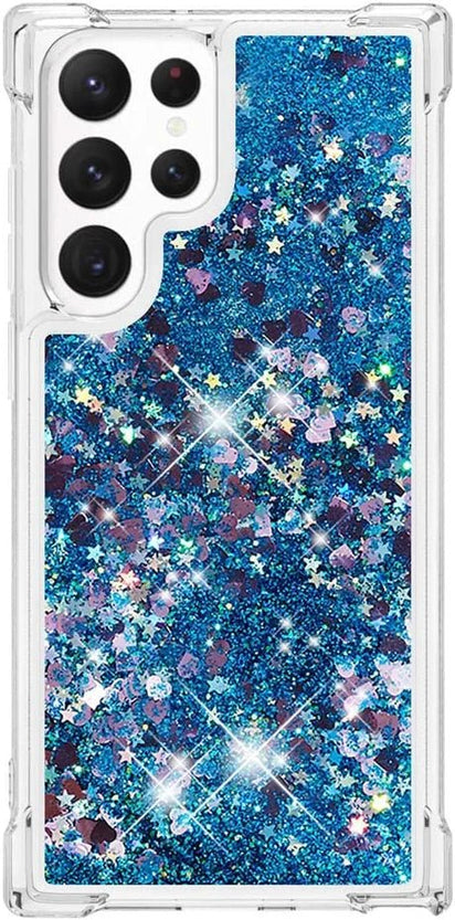 Redpepper S23 Ultra custodia glitter silicone trasparente