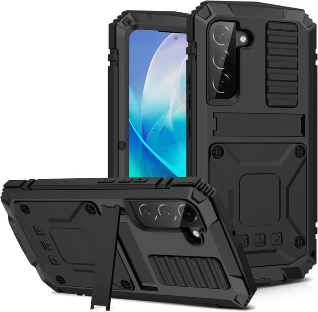Redpepper Galaxy S23 custodia metallo con stand antiurto