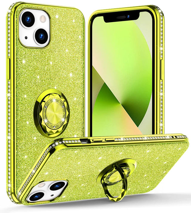 Redpepper Apple Cases iPhone 13 cover glitter con anello