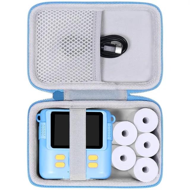 Aenllosi Camera Case custodia fotocamera bambini blu EVA