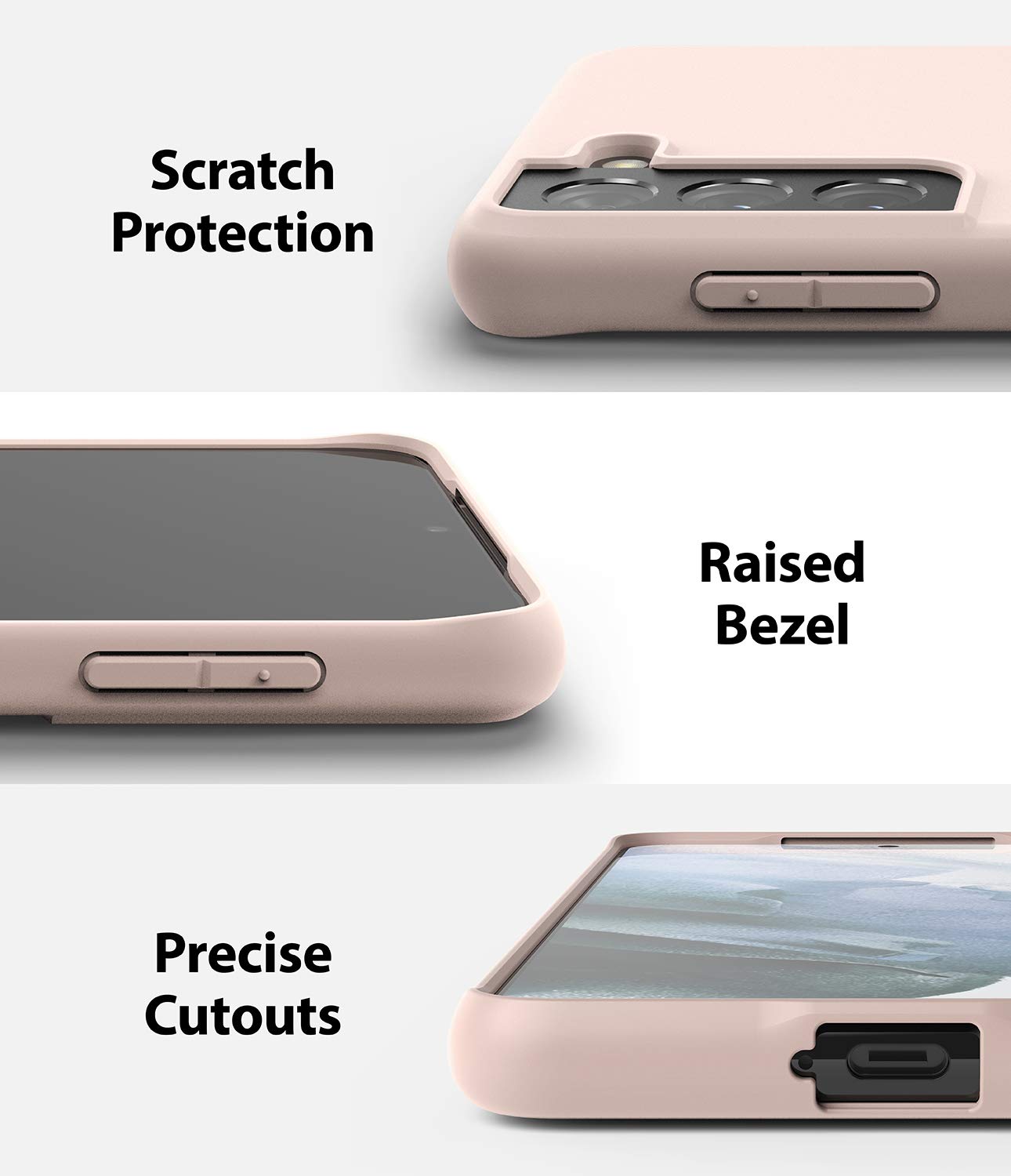 Ringke Air S Galaxy S21 Plus cover rosa TPU sottile