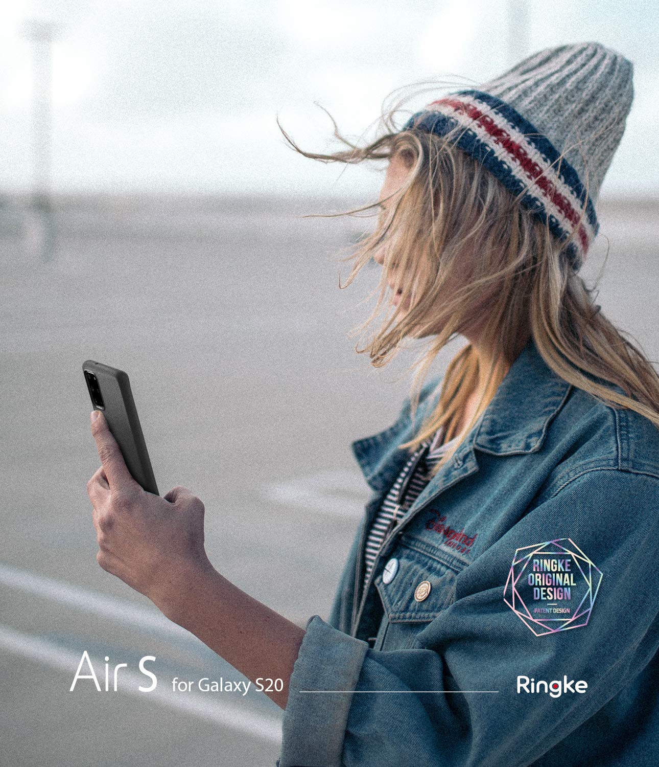 Ringke Air-S cover Galaxy S20 sottile black TPU antiurto