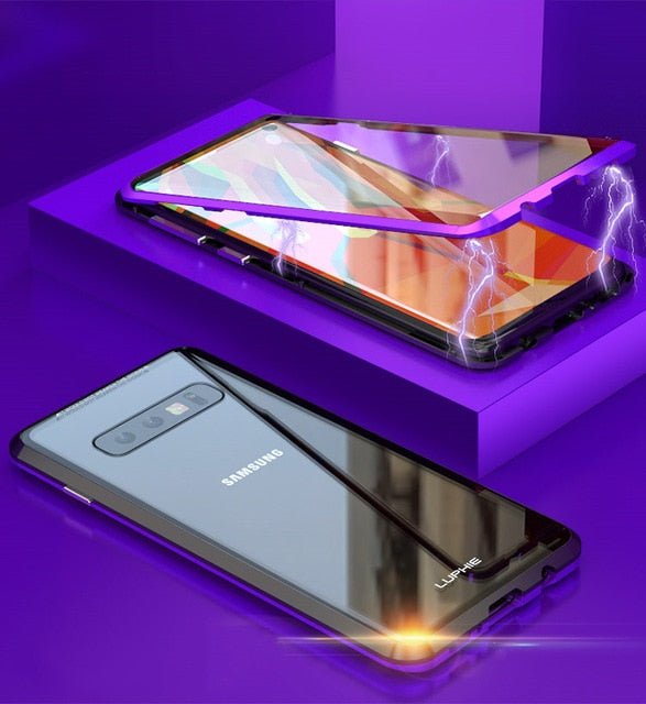 Redpepper Galaxy S10 Plus Cover Magnetica Vetro Slim