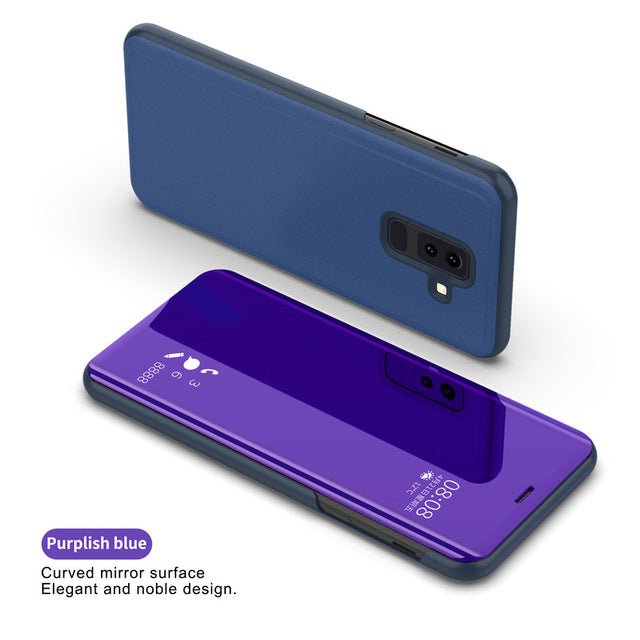 Redpepper Galaxy Cases Note 9 cover flip 360 specchio nera