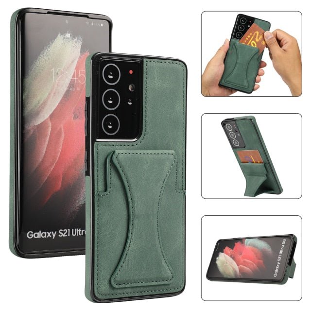 Redpepper Galaxy S22 Custodia Pelle con Stand e Porta Carte