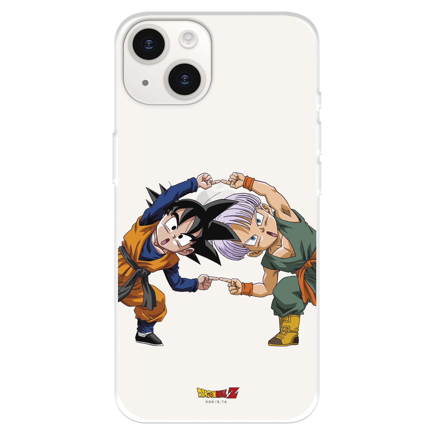 La Casa de las Carcasas Dragon Ball custodia iPhone 15 Plus Goten Trunks