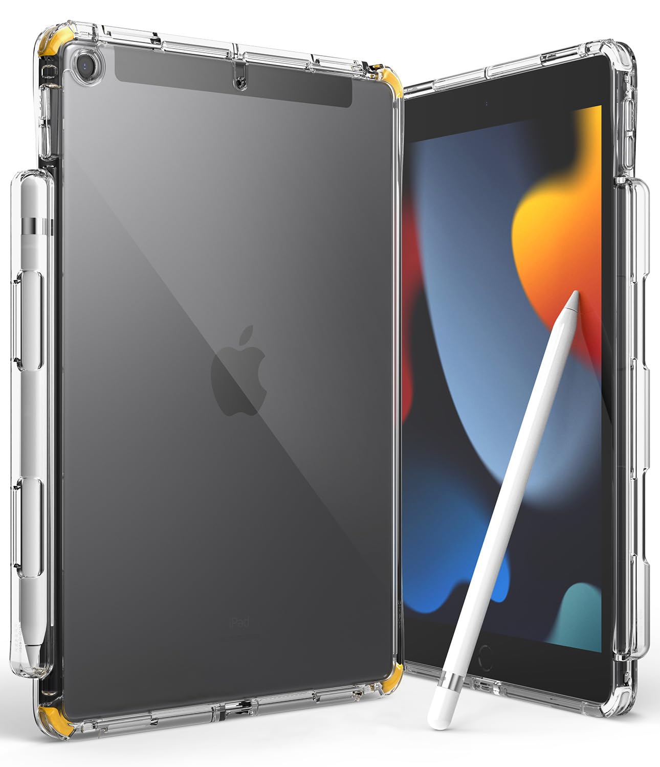 Ringke Fusion iPad 9/8/7 10.2 custodia trasparente White Yellow