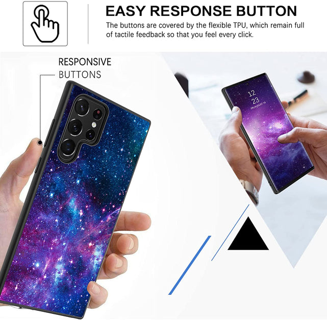Redpepper Galaxy S22 Ultra custodia fosforescente stelle