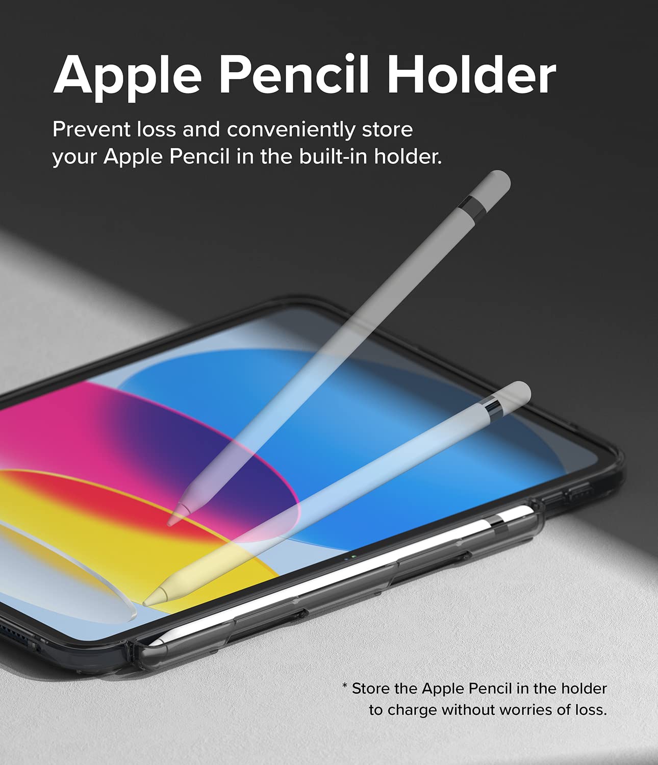 Ringke Fusion cover iPad A16/10th Smoke Black porta penna