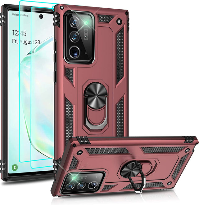 Redpepper Note 20 Ultra Cover rosso vino kickstand