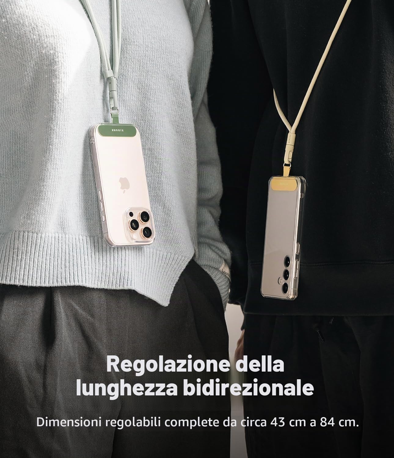 Ringke Strap Holder Link Flow tracolla Butter Yellow