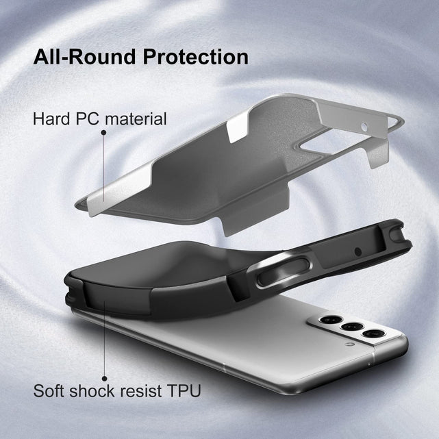 Redpepper Galaxy S22 custodia doppio strato grigio antishock