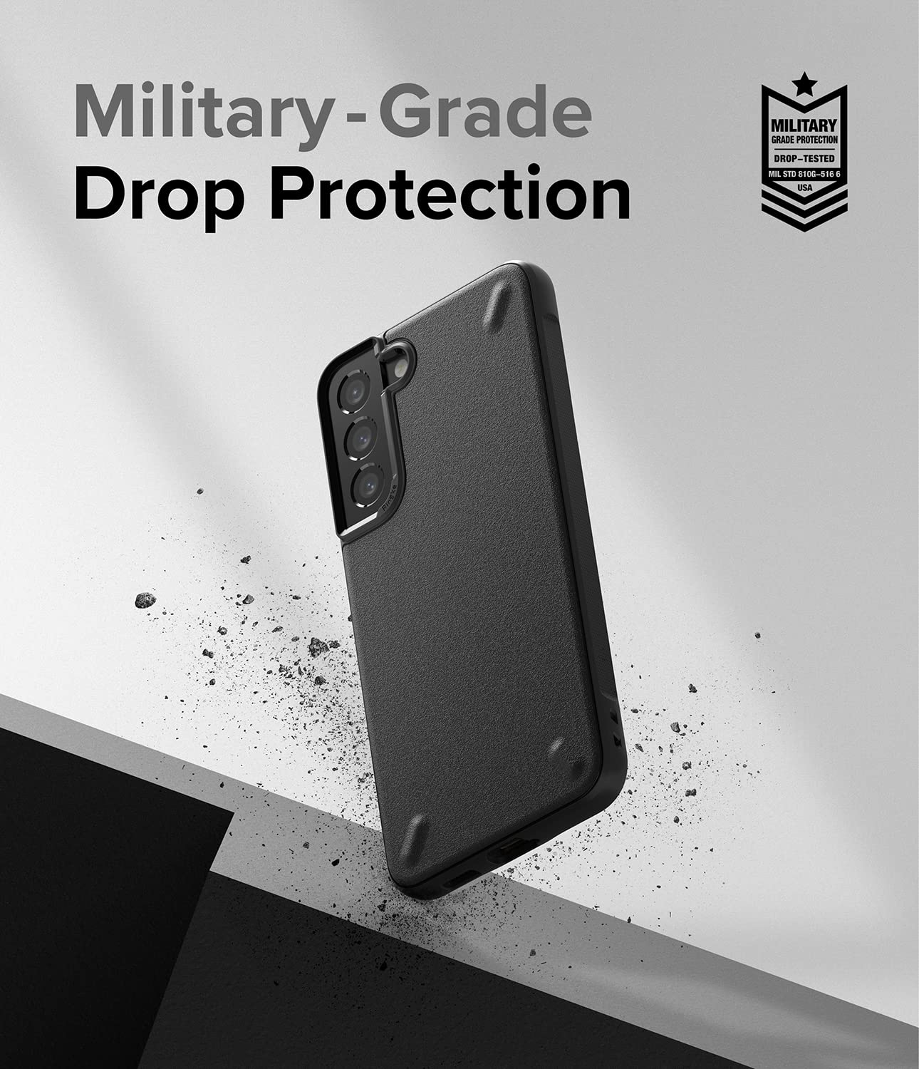 Ringke Onyx Cover Samsung Galaxy S22 5G Custodia Nera Antiurto