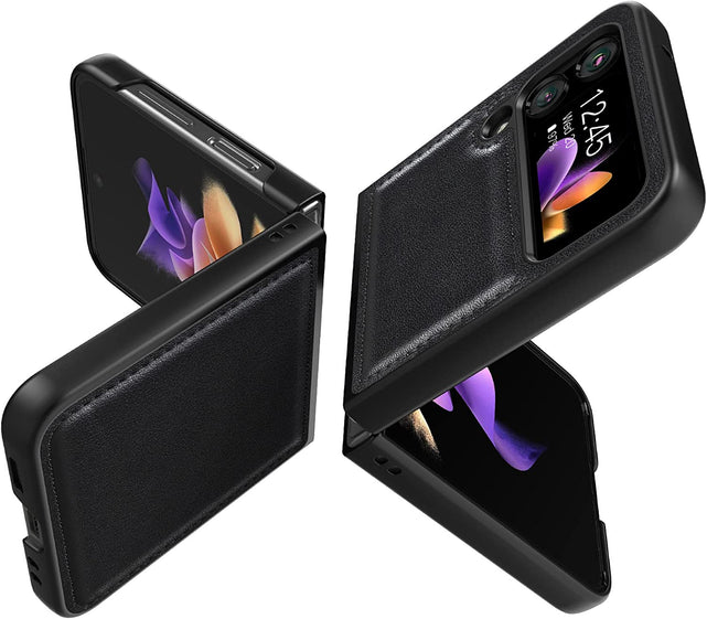Redpepper Galaxy Z Flip 4 Cover pelle gialla