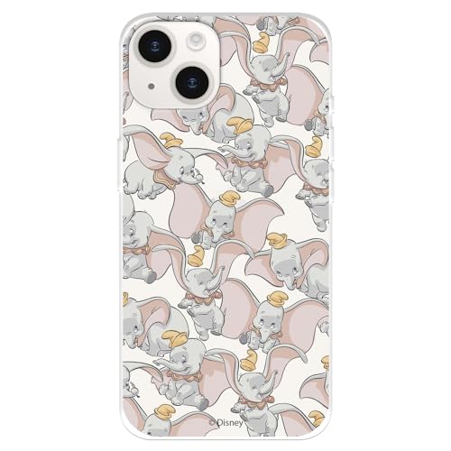 Dumbo Sagome cover iPhone 15 Plus silicone trasparente