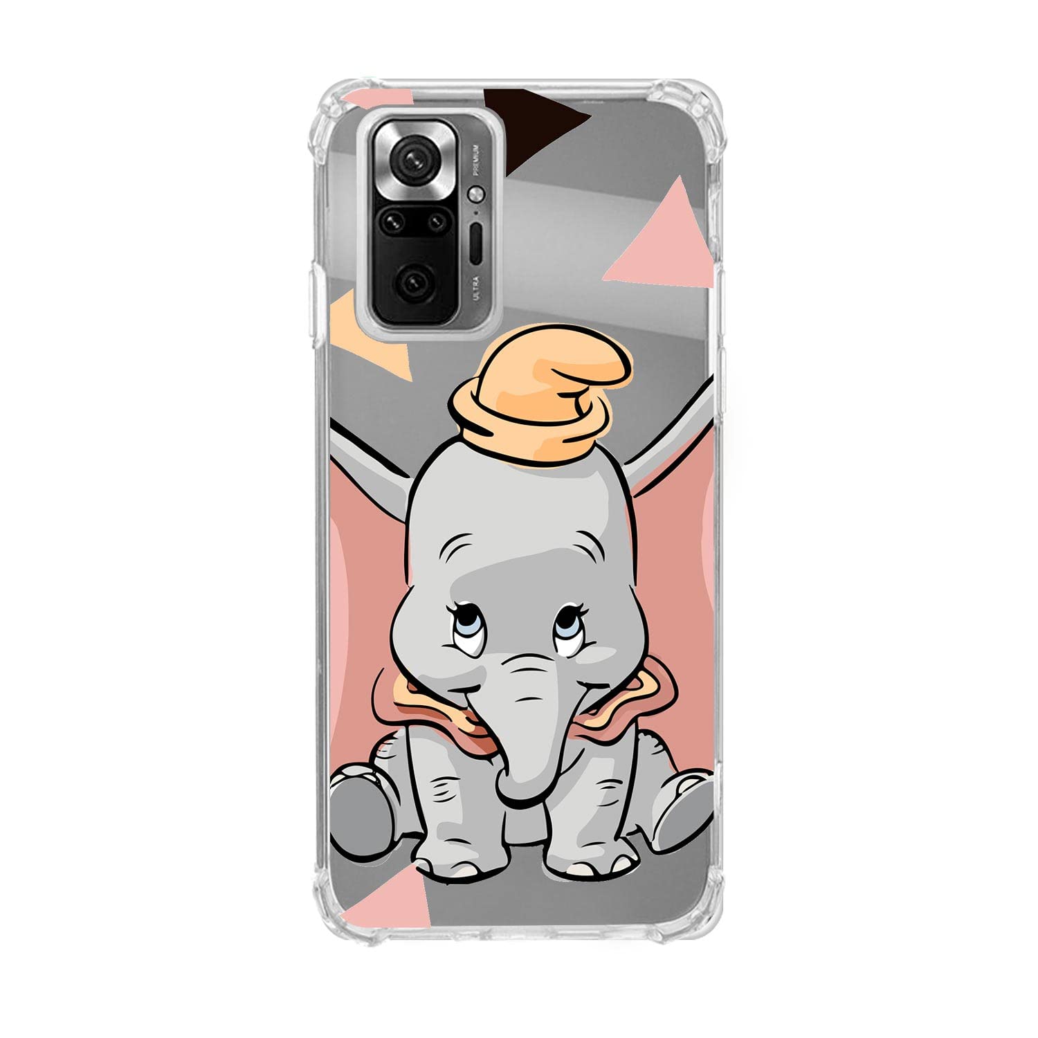 La Casa de las Carcasas Dumbo Silhouette cover Note 10 Pro argento