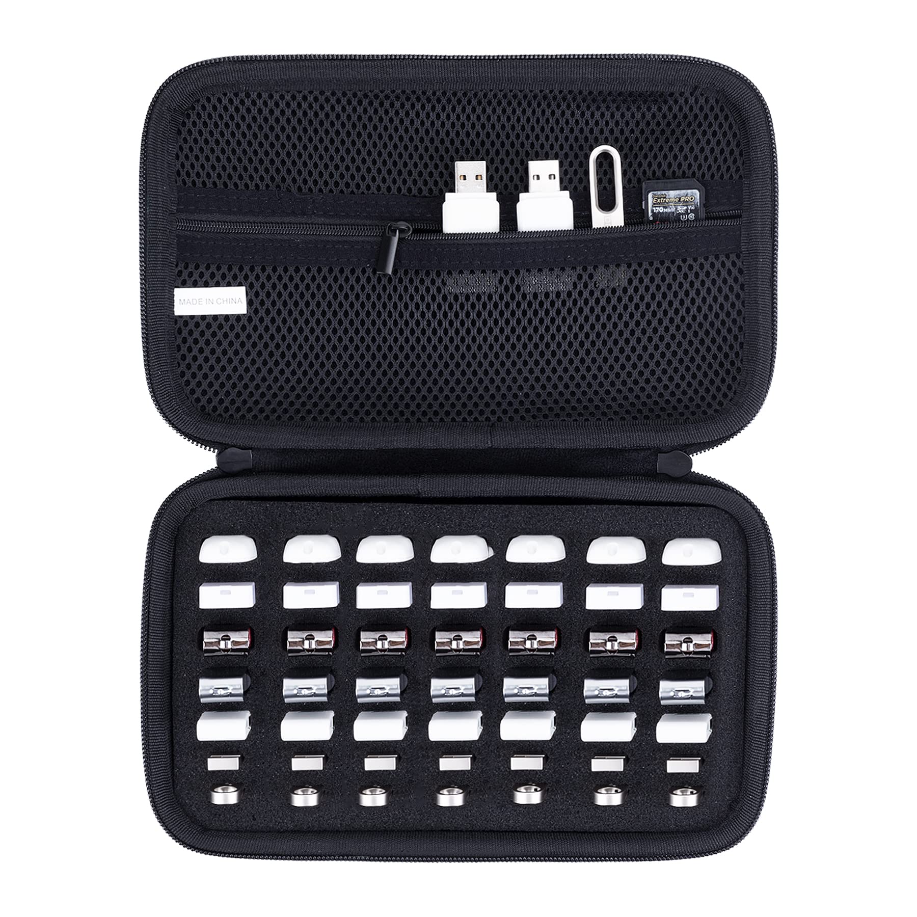 Aenllosi SSD Case custodia chiavetta USB 49 slot EVA rigida