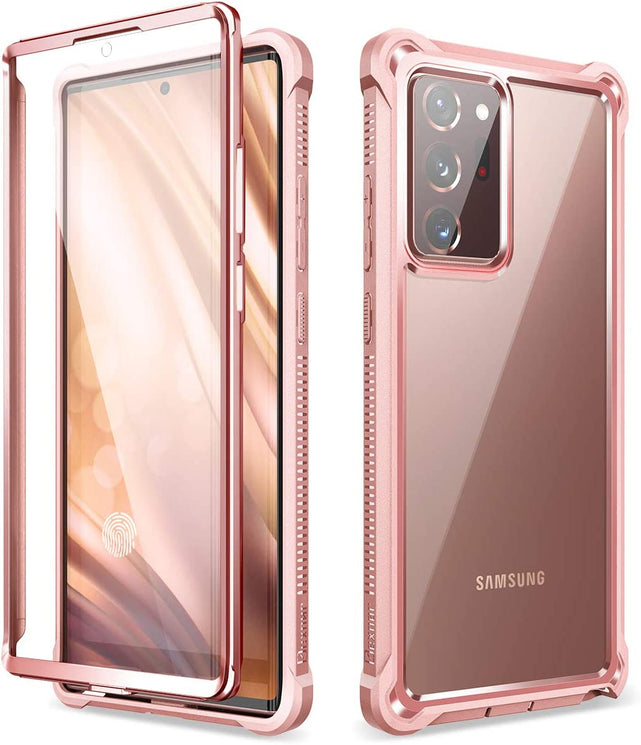 Redpepper Note 20 Ultra Cover Rosa Trasparente Antiurto