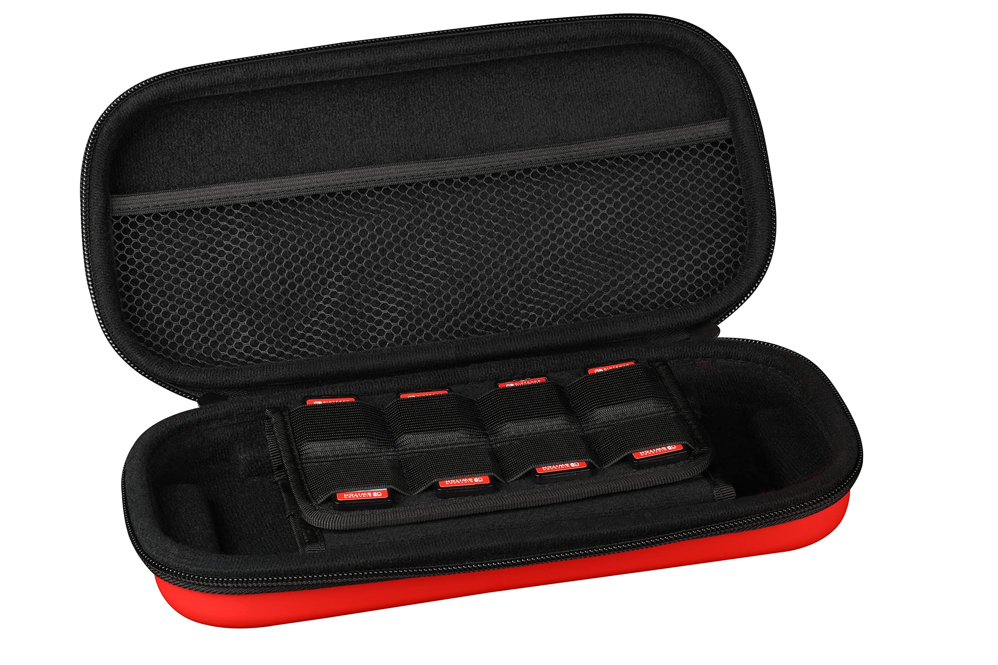 Konix Mythics Carry Bag borsa Switch OLED Lite rossa 8 giochi