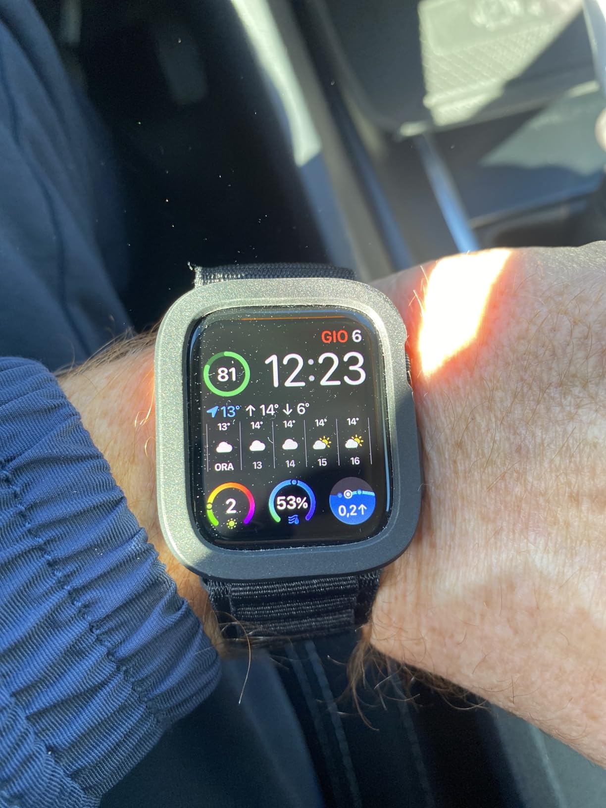 Ringke Air Sports cover Apple Watch 41mm 40mm Navy antiurto