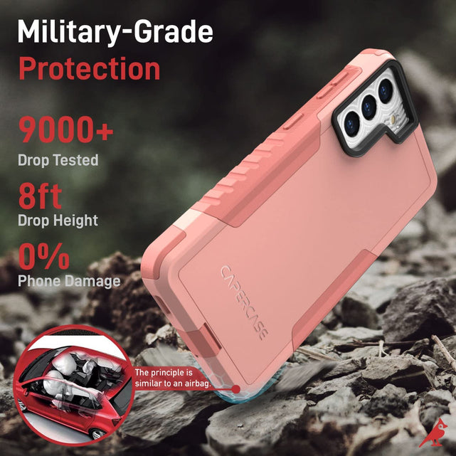 Redpepper Galaxy S21 cover rosa antishock leggera