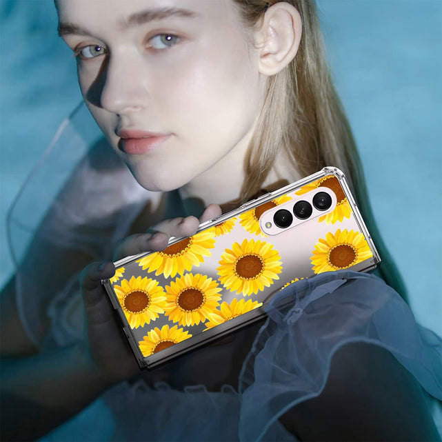 Redpepper Galaxy Z Fold 4 cover trasparente girasole