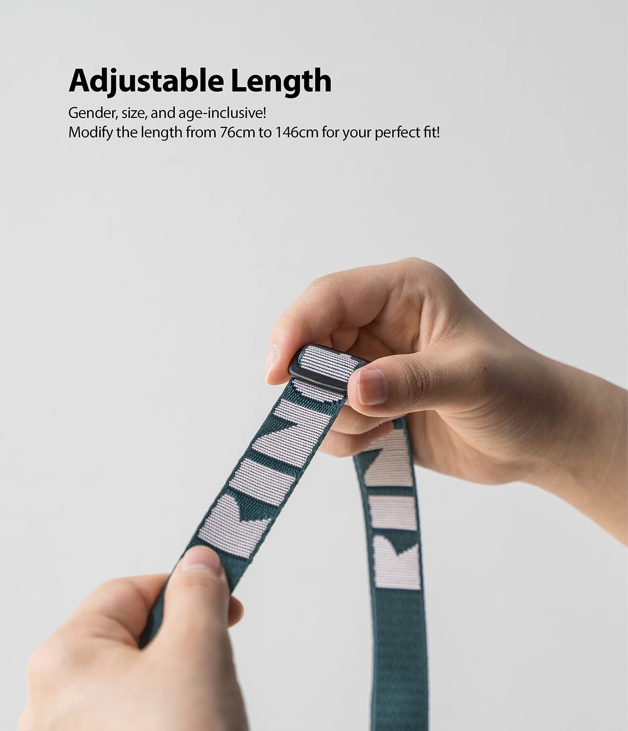 Ringke Strap tracolla nylon Peacock Green regolabile