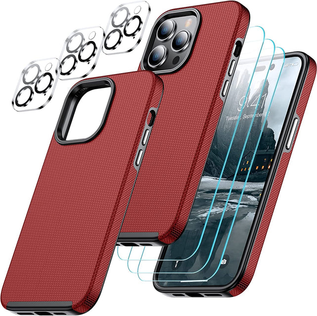 Redpepper iPhone 14 Pro Max cover nero antishock slim
