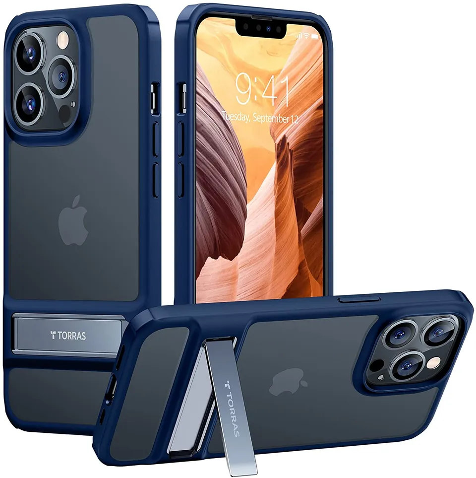Redpepper Apple Cases iPhone 13 Pro Max cover con stand metallo