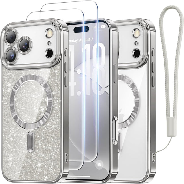 Redpepper iPhone 17 cover MagSafe rosa oro con laccetto