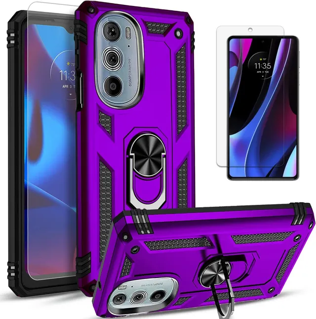 Redpepper Edge Plus cover antishock nera con stand vetro