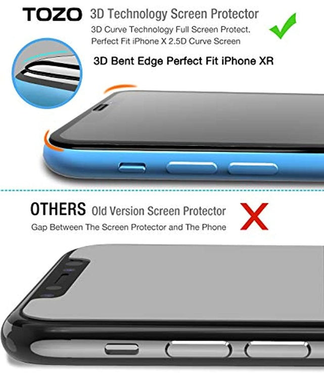 Redpepper iPhone XR Pellicola Vetro Temperato 2 Pezzi 9H