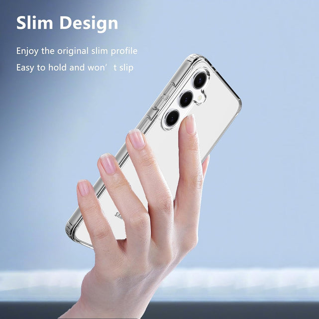 Redpepper Galaxy S25 cover trasparente antiurto ant ingiallimento