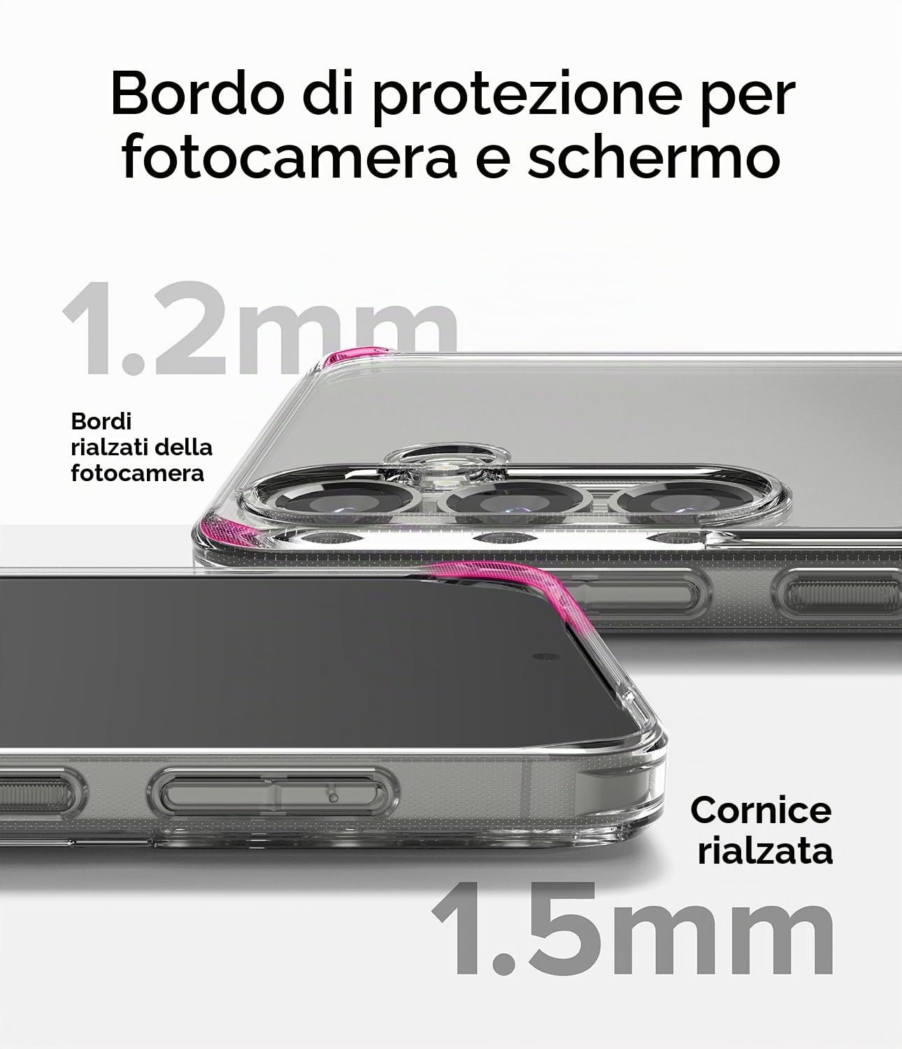 Ringke Fusion Cover Galaxy S25 Matte Clear Opaca Antiurto