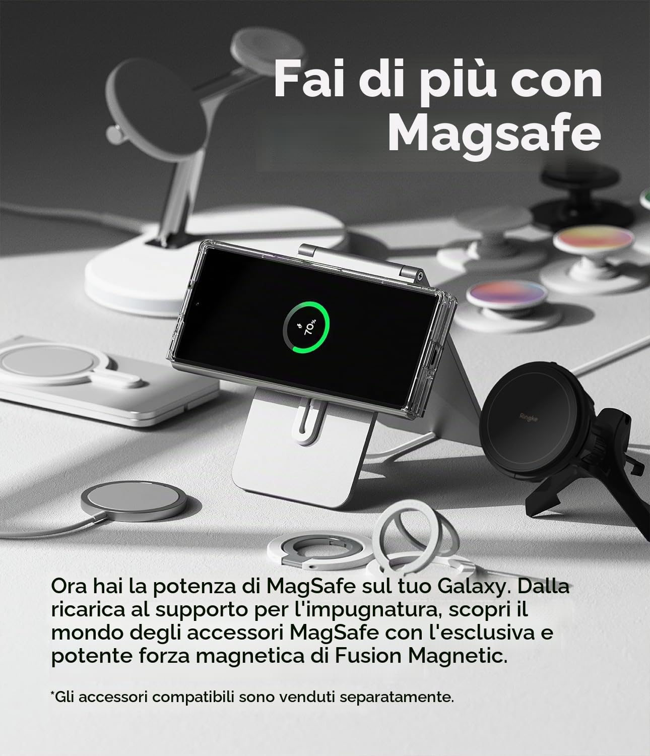 Ringke Fusion Magnetic Cover Galaxy Z Fold 6 Trasparente