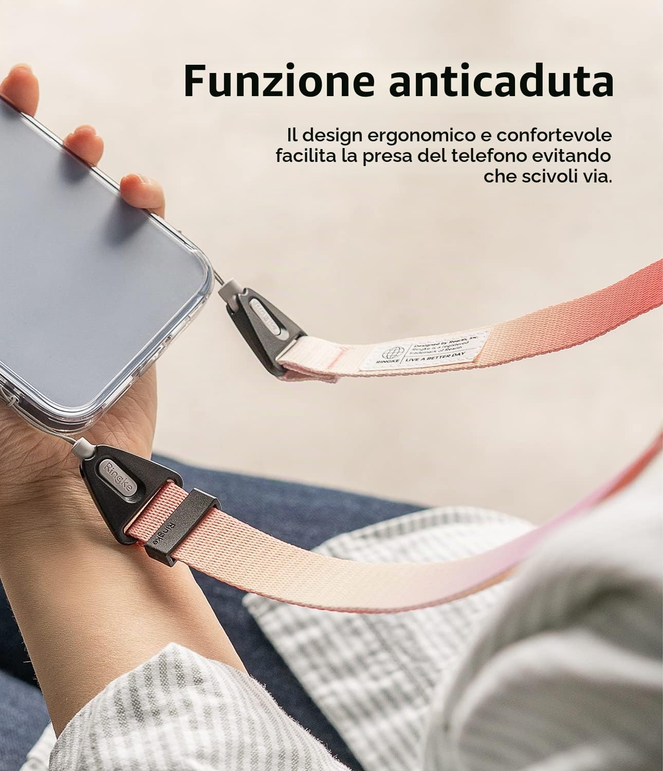 Ringke Strap Tracolla Telefono Aloha Sunset Regolabile