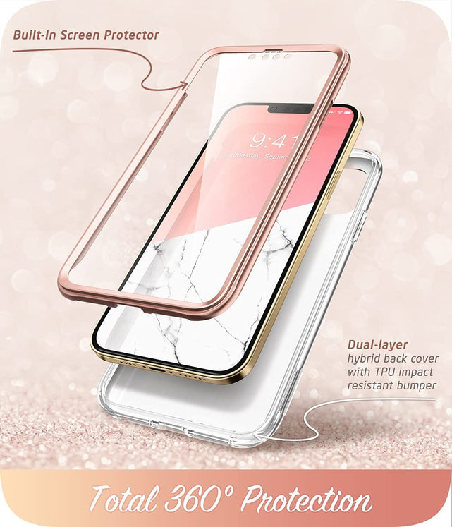 Redpepper iPhone 13 Pro Max Cover Marmo Full Body Slim