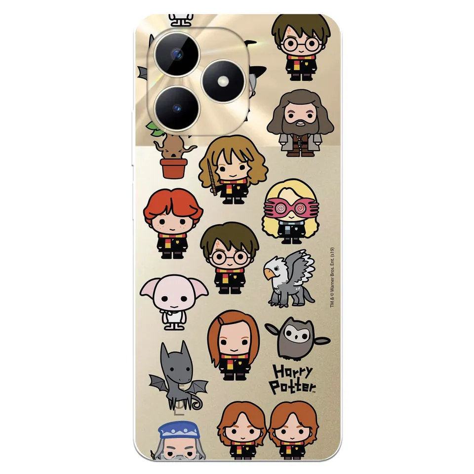 La Casa de las Carcasas Harry Potter Personaggi cover Realme C53 silicone