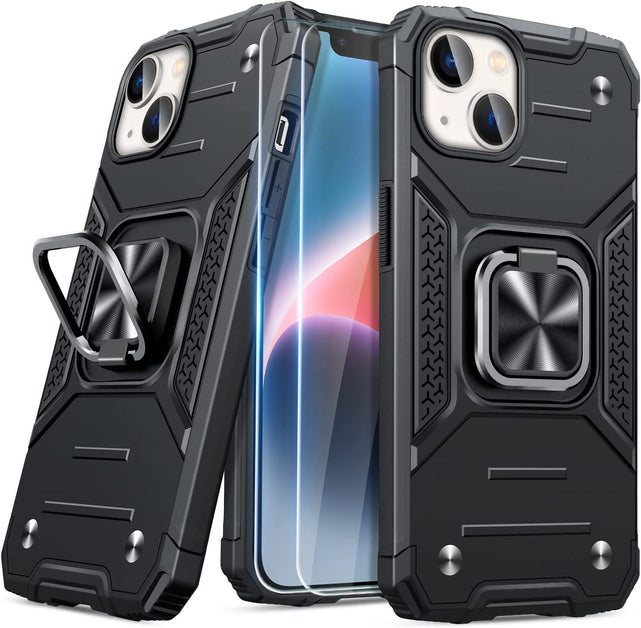 Redpepper iPhone 14 Cover Anello Stand Antiurto 6,1"