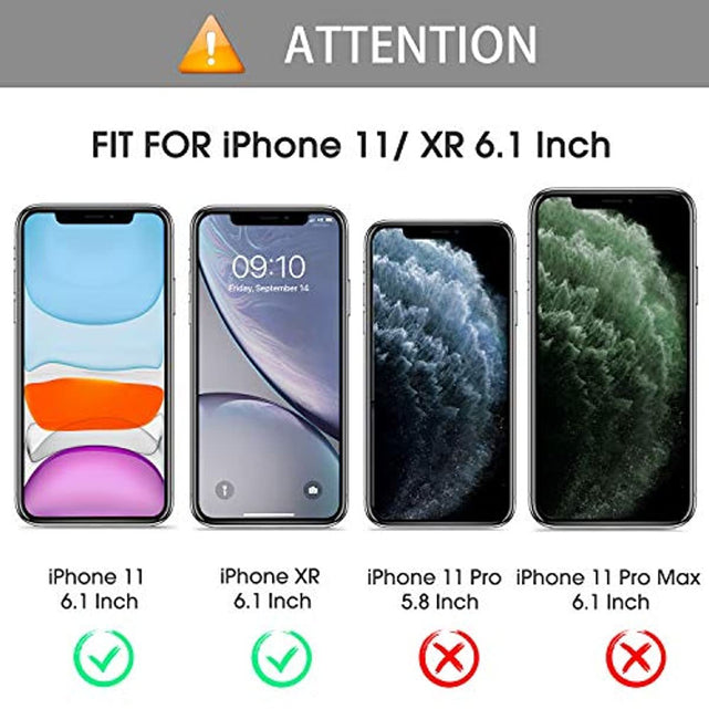 Redpepper iPhone 11 vetro temperato 6,1" 4 pezzi 9H