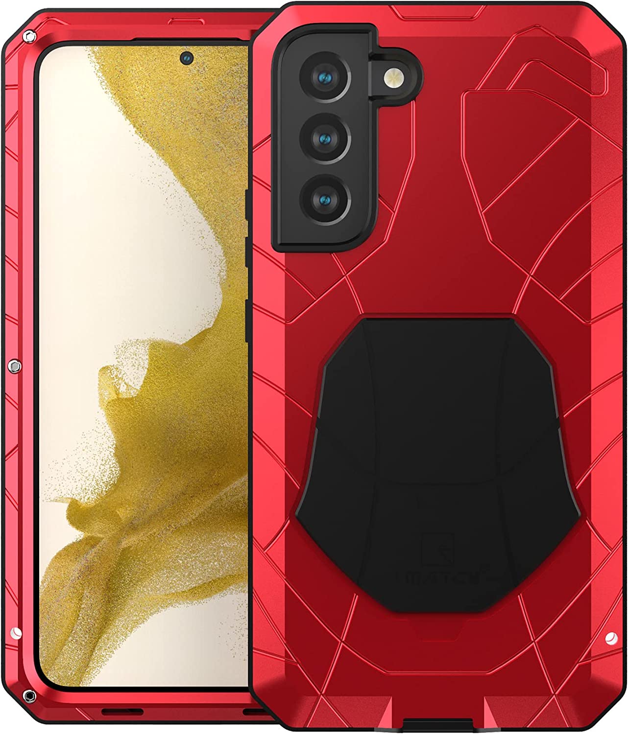 Redpepper Galaxy S23 Plus Custodia Armor Alluminio Nera