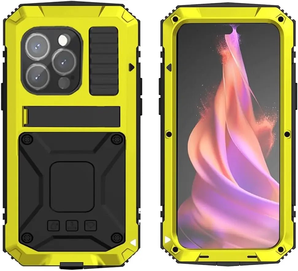 Redpepper iPhone 16 Plus Bumper Cover Metallo Rugged Antiurto
