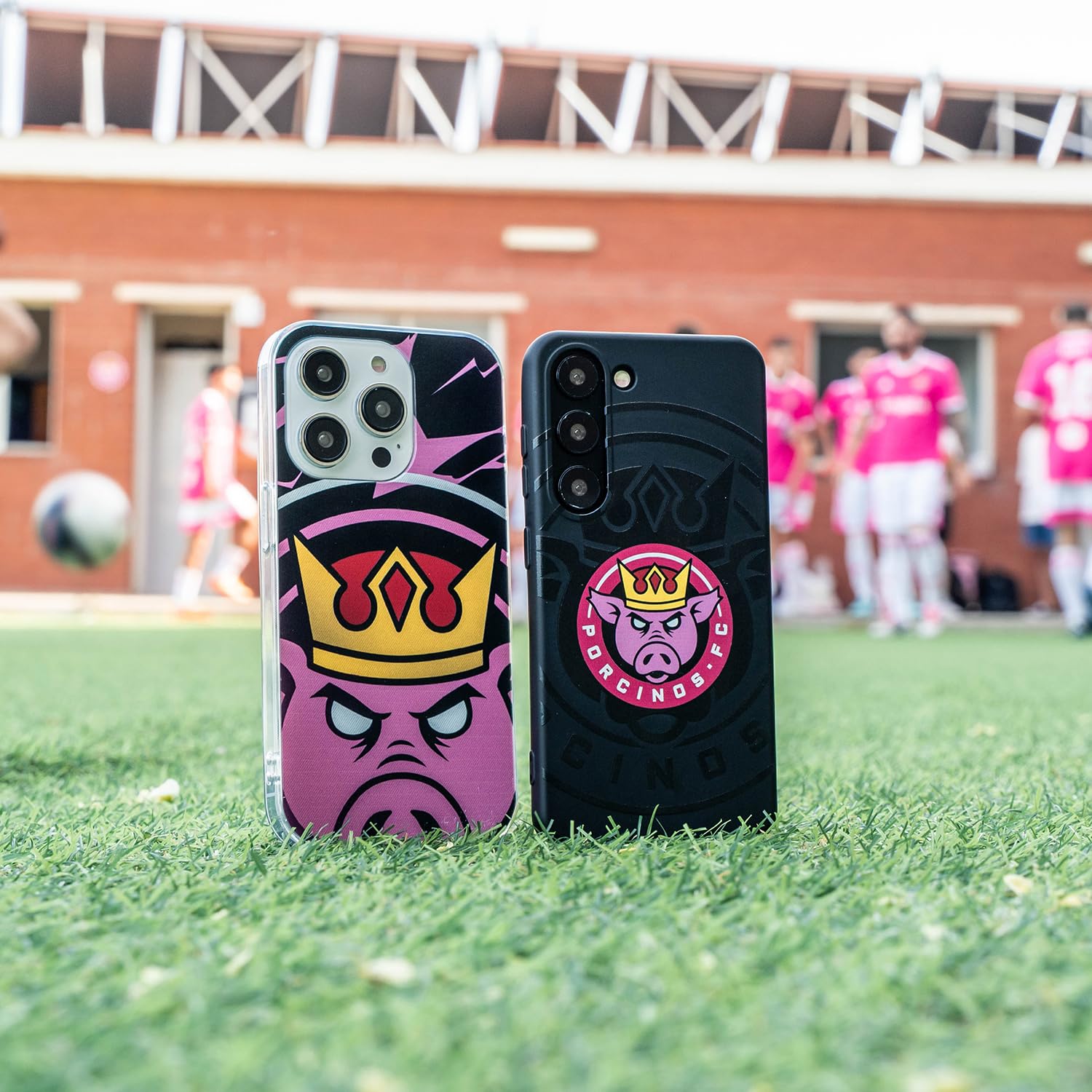 La Casa de las Carcasas Squadre Redmi Note 9S custodia fondo blu