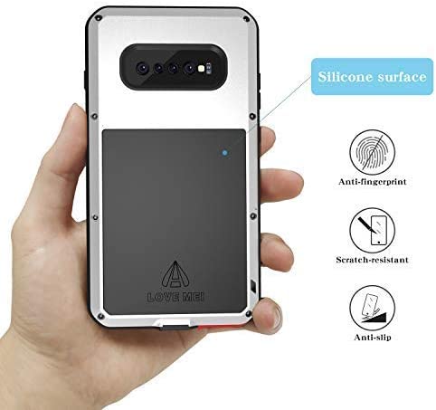 Redpepper Samsung Galaxy S10 Plus custodia 360 argento vetro