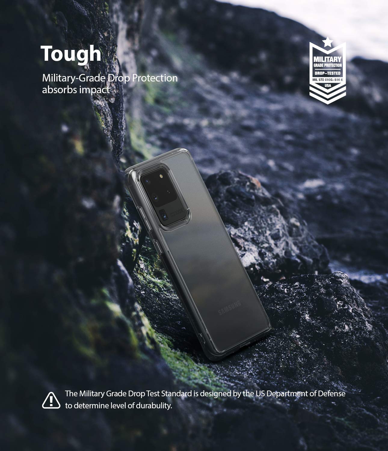Ringke Fusion Galaxy S20 Ultra cover trasparente Clear antiurto